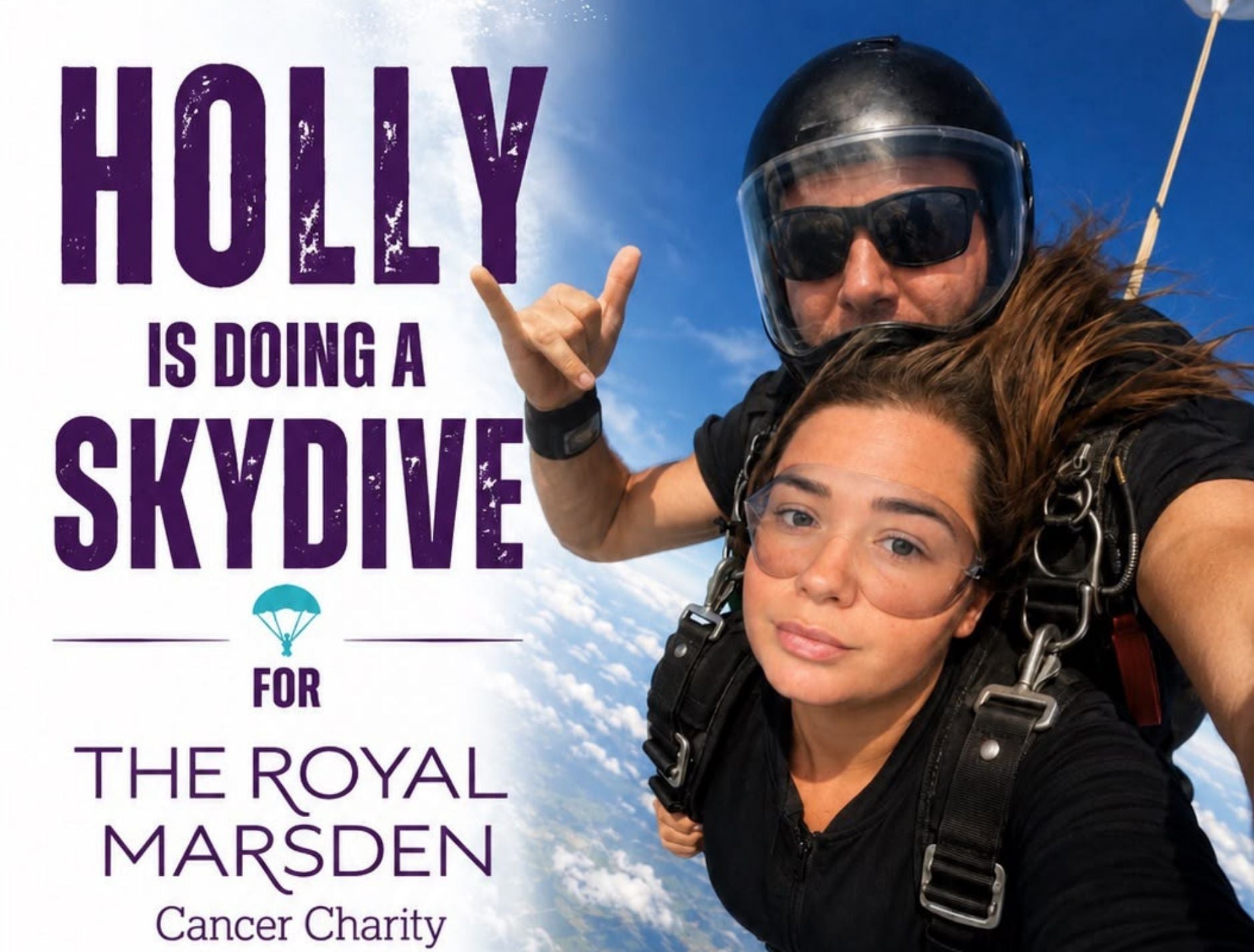 Holly is Taking the Leap for The Royal Marsden Cancer Charity